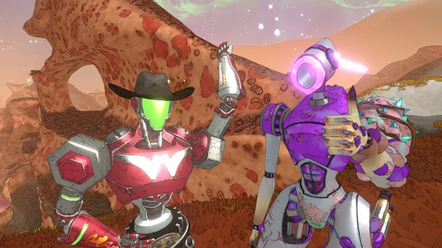 Several Mycopunk crew members shown together in a promotional screenshot.